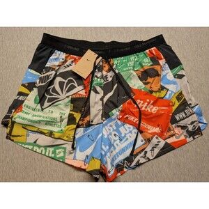 Nike Mens Dri-FIT Stride Run Energy 5" Running Lined Shorts Size XL Colorful $70